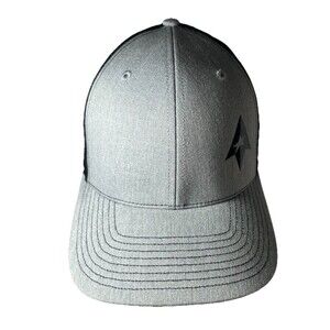 True North Steel Strapback Mesh Back Grey & Black Snap Back Trucker Cap